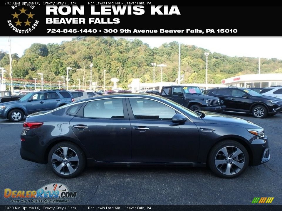 2020 Kia Optima LX Gravity Gray / Black Photo #1