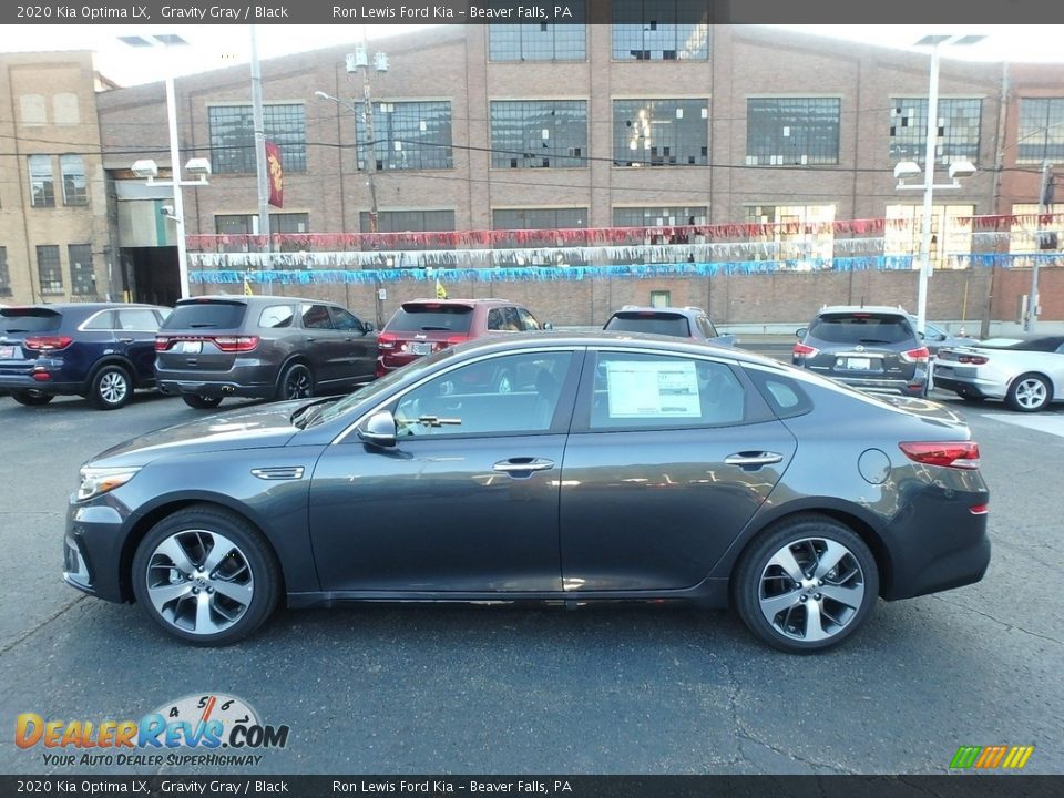 2020 Kia Optima LX Gravity Gray / Black Photo #6