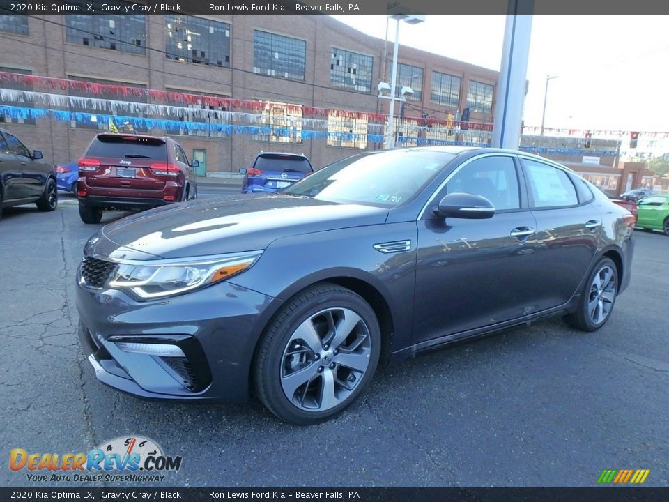 2020 Kia Optima LX Gravity Gray / Black Photo #7