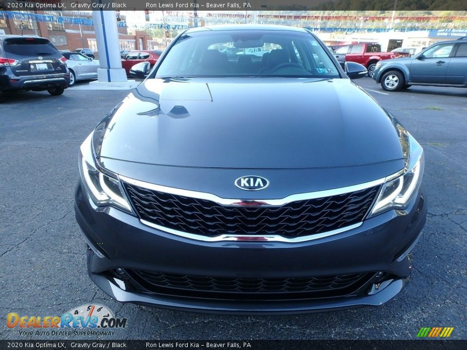 2020 Kia Optima LX Gravity Gray / Black Photo #8