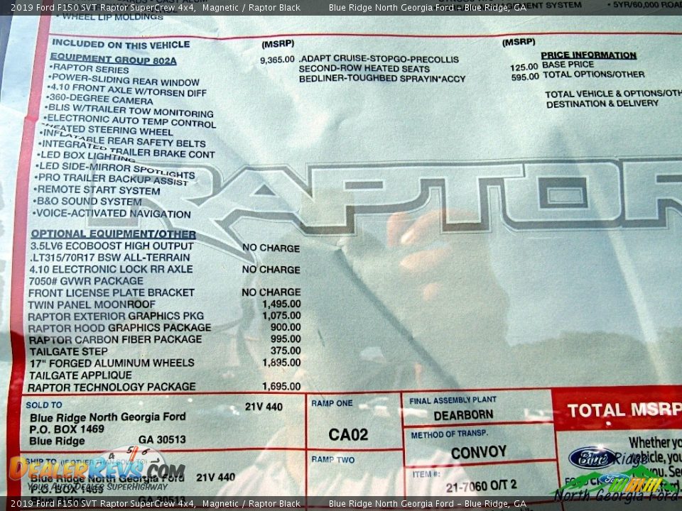 2019 Ford F150 SVT Raptor SuperCrew 4x4 Magnetic / Raptor Black Photo #31