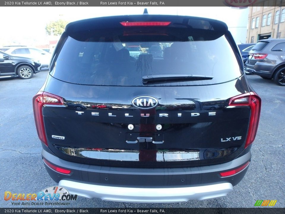 2020 Kia Telluride LX AWD Ebony Black / Black Photo #3