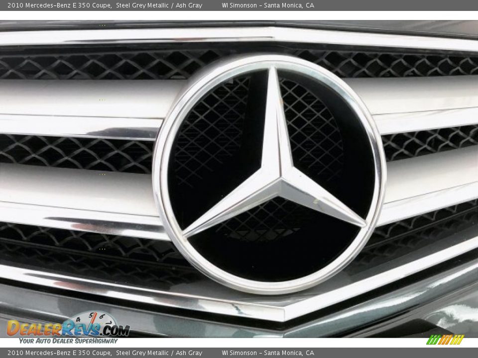2010 Mercedes-Benz E 350 Coupe Steel Grey Metallic / Ash Gray Photo #33