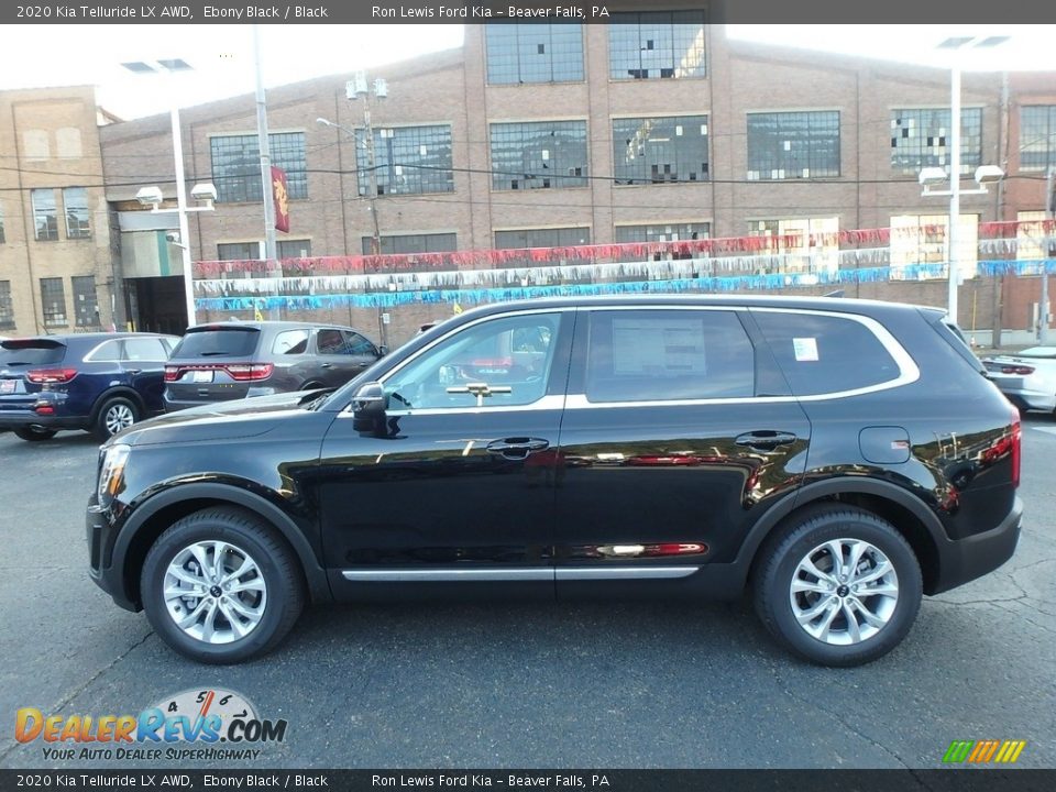 Ebony Black 2020 Kia Telluride LX AWD Photo #6