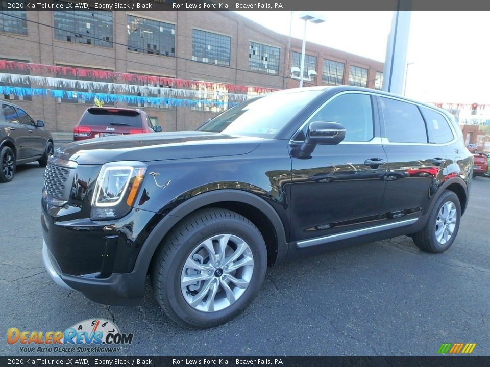 2020 Kia Telluride LX AWD Ebony Black / Black Photo #7
