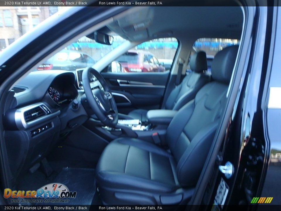2020 Kia Telluride LX AWD Ebony Black / Black Photo #12