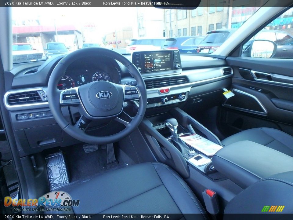 Black Interior - 2020 Kia Telluride LX AWD Photo #14