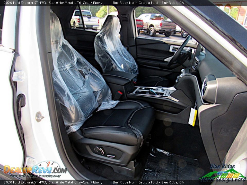 2020 Ford Explorer ST 4WD Star White Metallic Tri-Coat / Ebony Photo #11