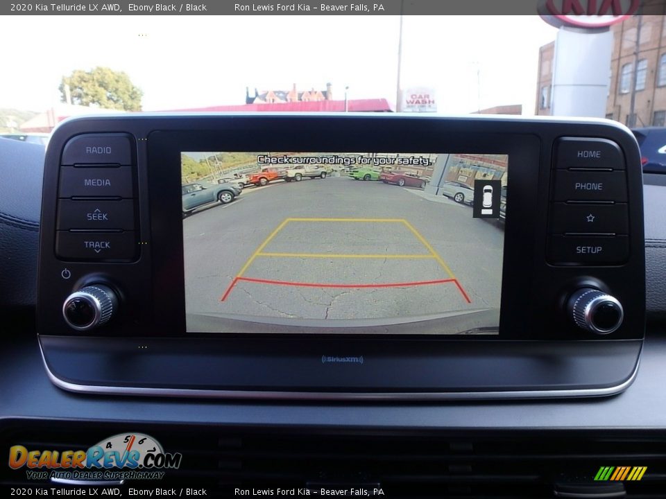 2020 Kia Telluride LX AWD Ebony Black / Black Photo #18