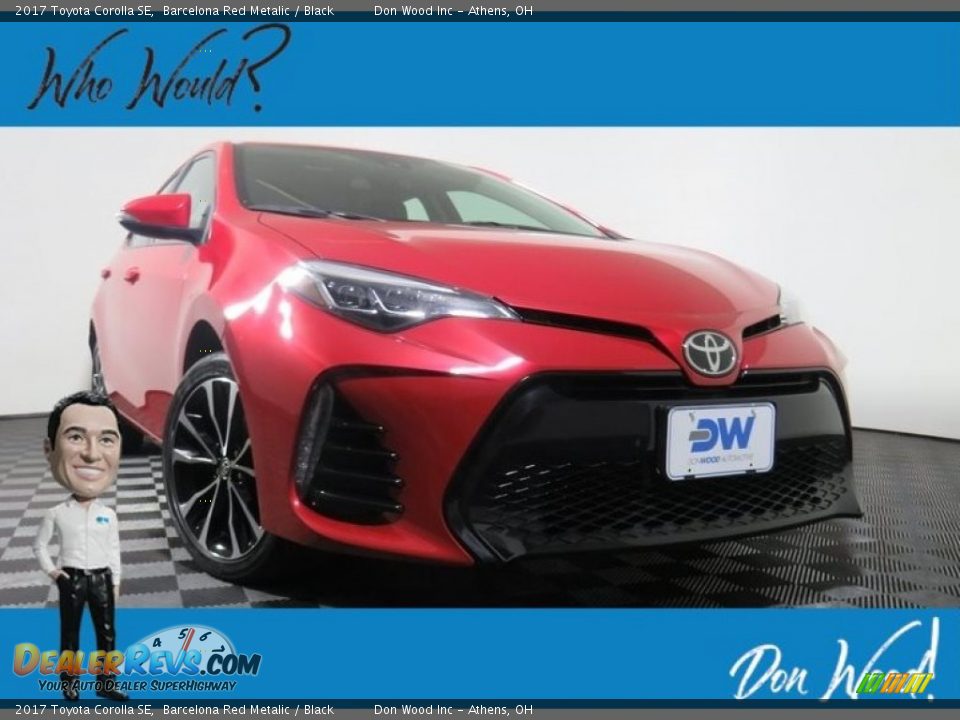 2017 Toyota Corolla SE Barcelona Red Metalic / Black Photo #1