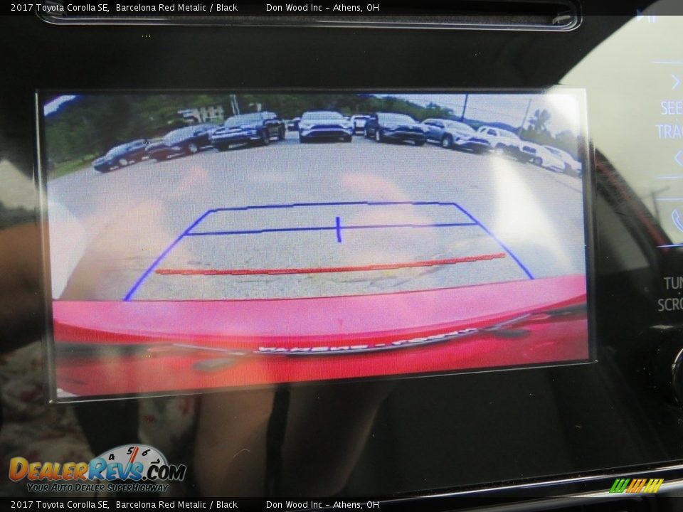 2017 Toyota Corolla SE Barcelona Red Metalic / Black Photo #2