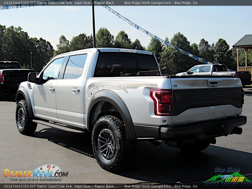 2019 Ford F150 SVT Raptor SuperCrew 4x4 Ingot Silver / Raptor Black Photo #3