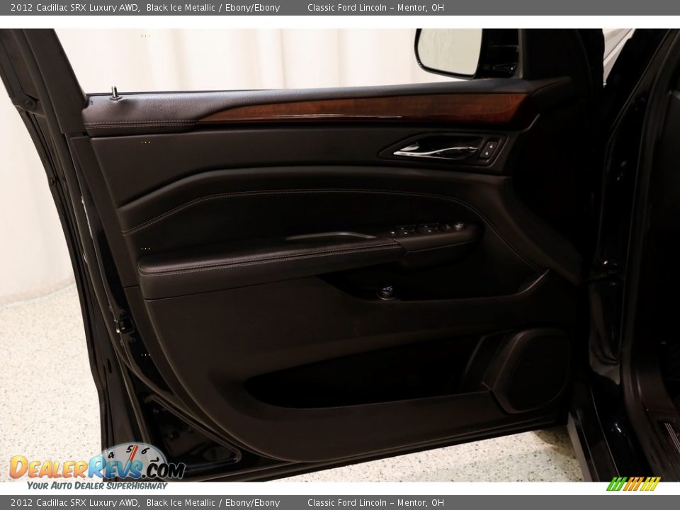 2012 Cadillac SRX Luxury AWD Black Ice Metallic / Ebony/Ebony Photo #4