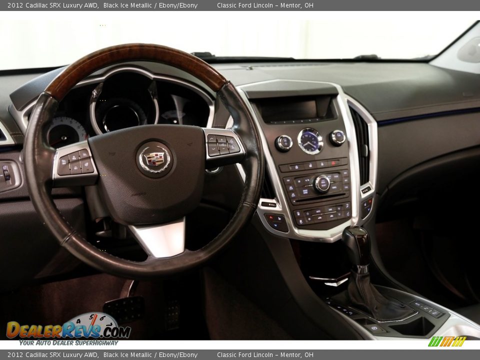 2012 Cadillac SRX Luxury AWD Black Ice Metallic / Ebony/Ebony Photo #6