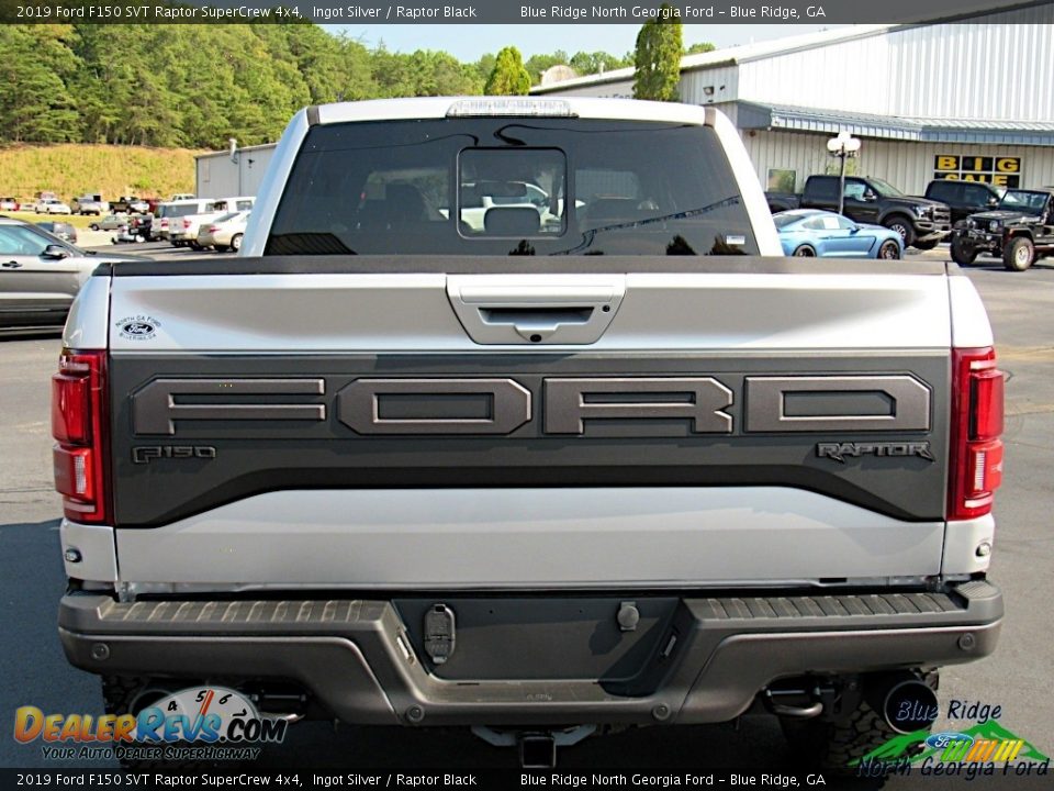 2019 Ford F150 SVT Raptor SuperCrew 4x4 Ingot Silver / Raptor Black Photo #5