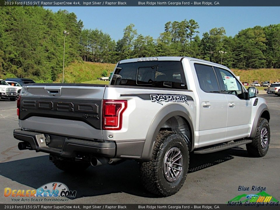 2019 Ford F150 SVT Raptor SuperCrew 4x4 Ingot Silver / Raptor Black Photo #6