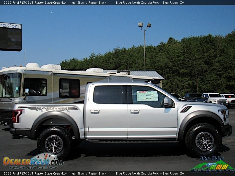 2019 Ford F150 SVT Raptor SuperCrew 4x4 Ingot Silver / Raptor Black Photo #7