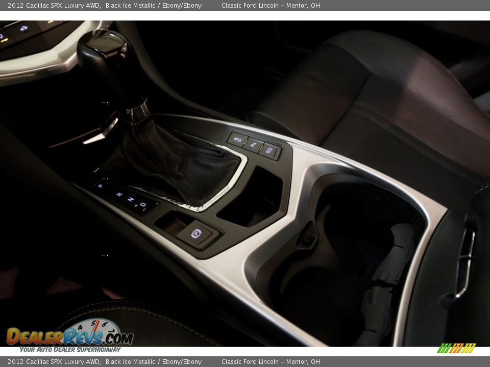 2012 Cadillac SRX Luxury AWD Black Ice Metallic / Ebony/Ebony Photo #12