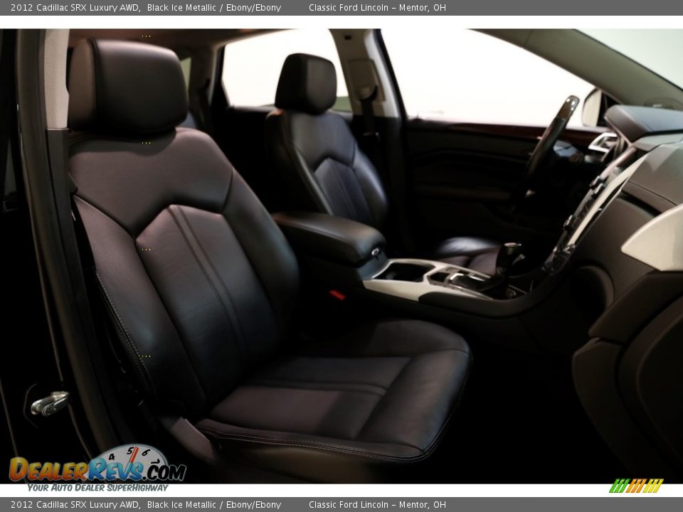 2012 Cadillac SRX Luxury AWD Black Ice Metallic / Ebony/Ebony Photo #13