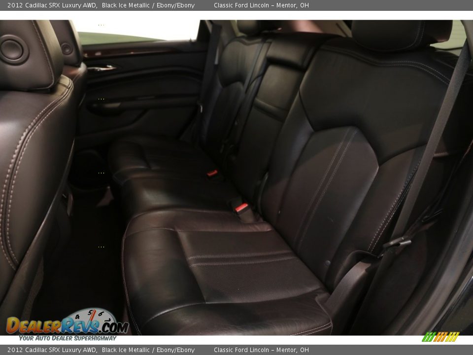 2012 Cadillac SRX Luxury AWD Black Ice Metallic / Ebony/Ebony Photo #16