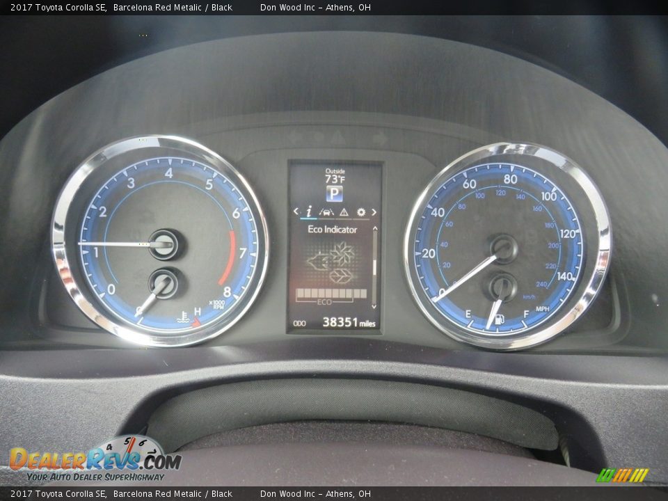 2017 Toyota Corolla SE Barcelona Red Metalic / Black Photo #19