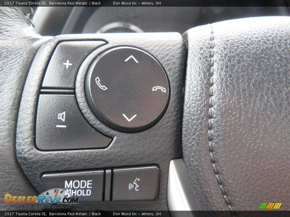 2017 Toyota Corolla SE Barcelona Red Metalic / Black Photo #22