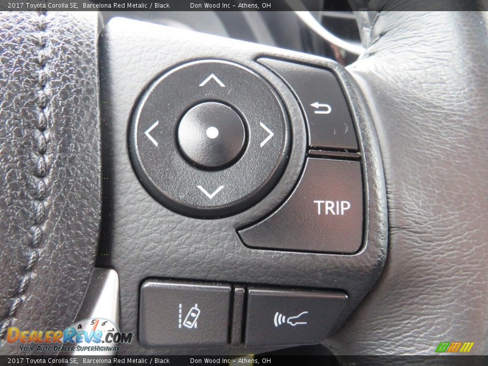 2017 Toyota Corolla SE Barcelona Red Metalic / Black Photo #24