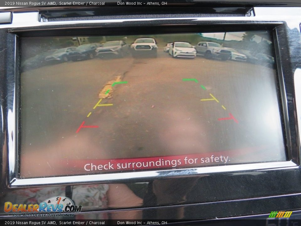 2019 Nissan Rogue SV AWD Scarlet Ember / Charcoal Photo #2