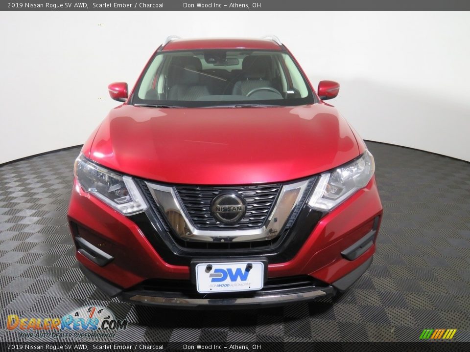 2019 Nissan Rogue SV AWD Scarlet Ember / Charcoal Photo #5