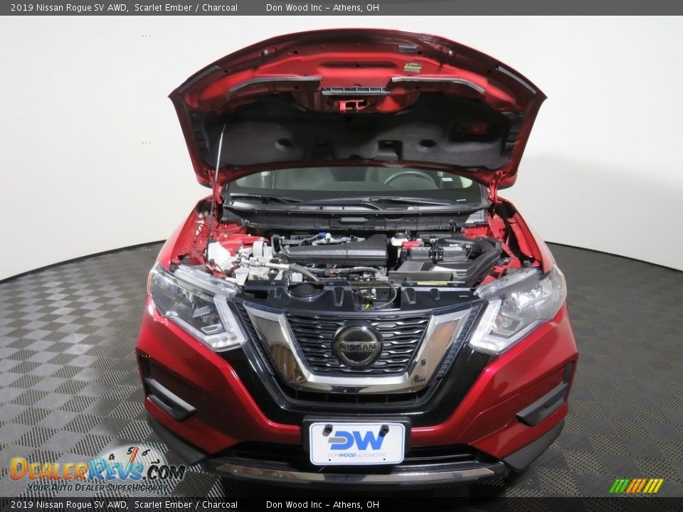 2019 Nissan Rogue SV AWD Scarlet Ember / Charcoal Photo #6