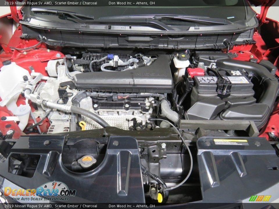 2019 Nissan Rogue SV AWD Scarlet Ember / Charcoal Photo #7