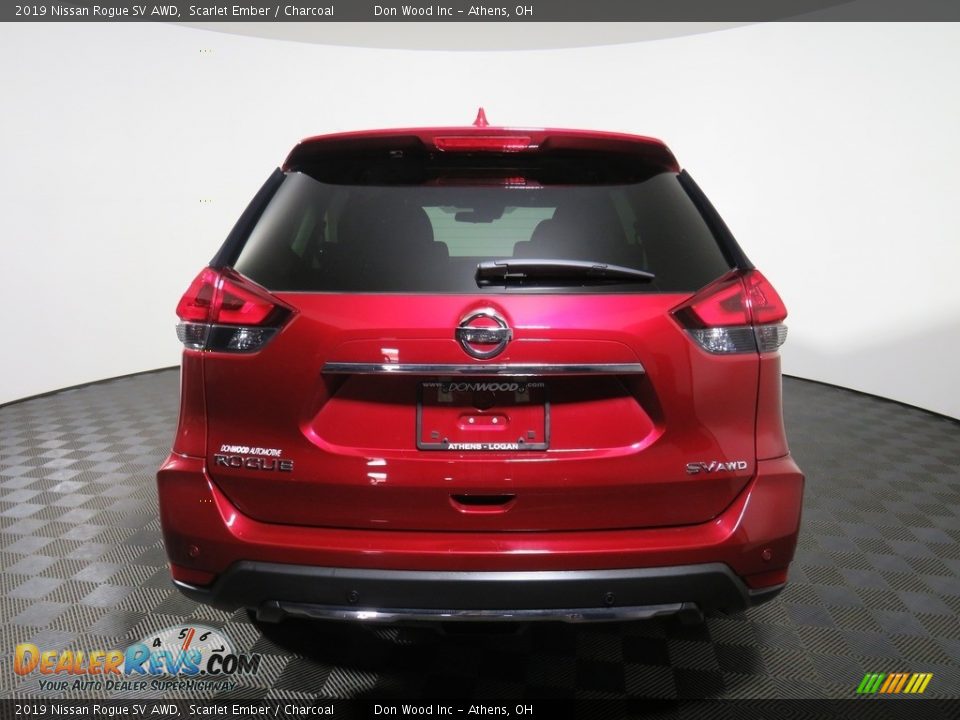 2019 Nissan Rogue SV AWD Scarlet Ember / Charcoal Photo #12