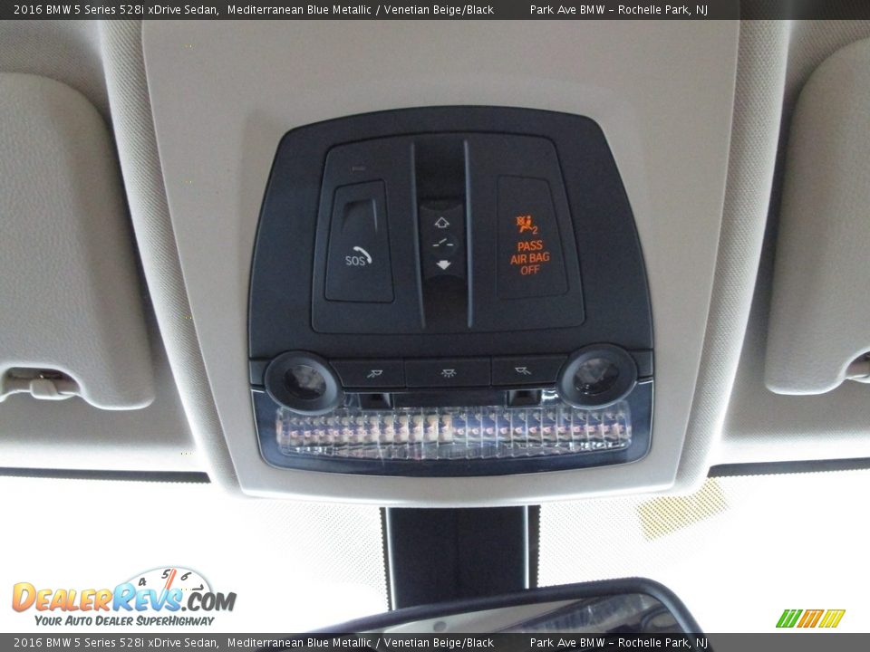 2016 BMW 5 Series 528i xDrive Sedan Mediterranean Blue Metallic / Venetian Beige/Black Photo #27