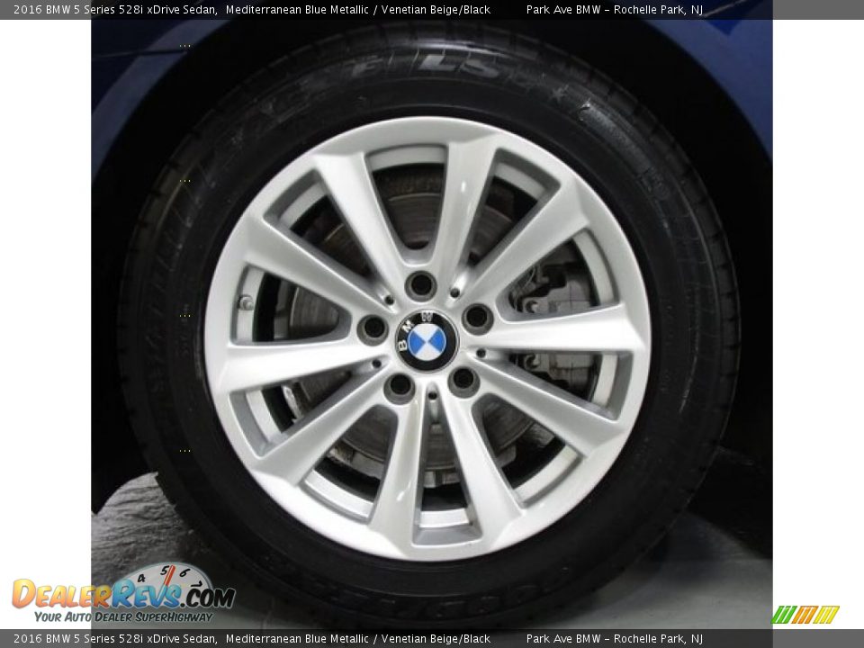 2016 BMW 5 Series 528i xDrive Sedan Mediterranean Blue Metallic / Venetian Beige/Black Photo #29