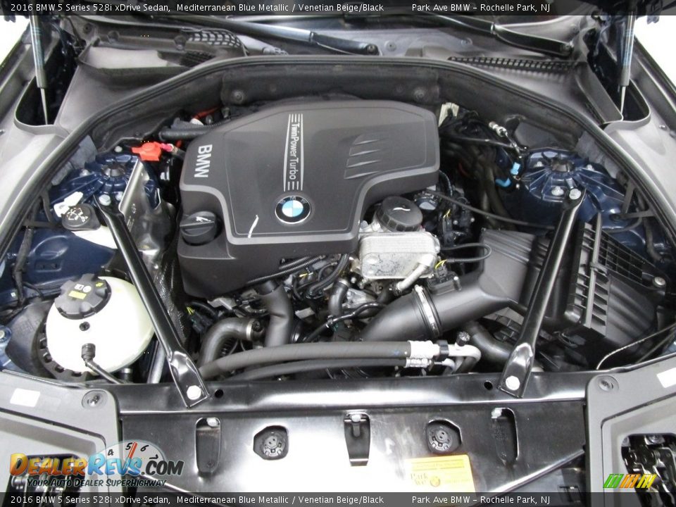 2016 BMW 5 Series 528i xDrive Sedan Mediterranean Blue Metallic / Venetian Beige/Black Photo #30