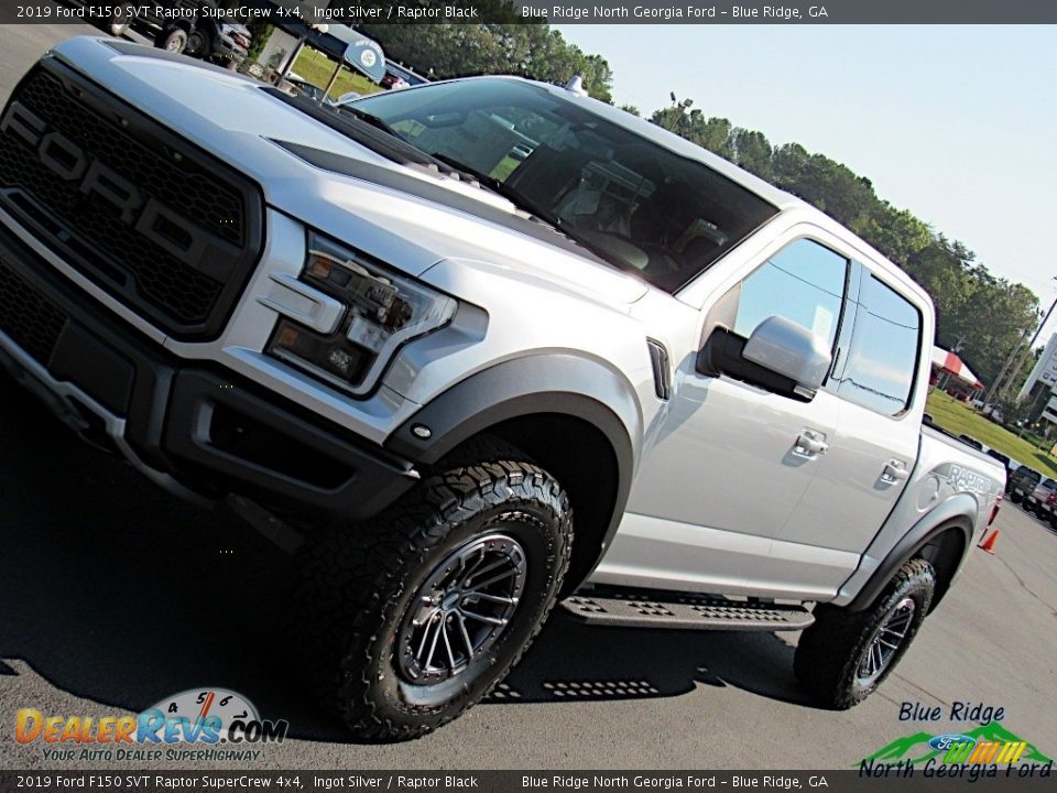 2019 Ford F150 SVT Raptor SuperCrew 4x4 Ingot Silver / Raptor Black Photo #36