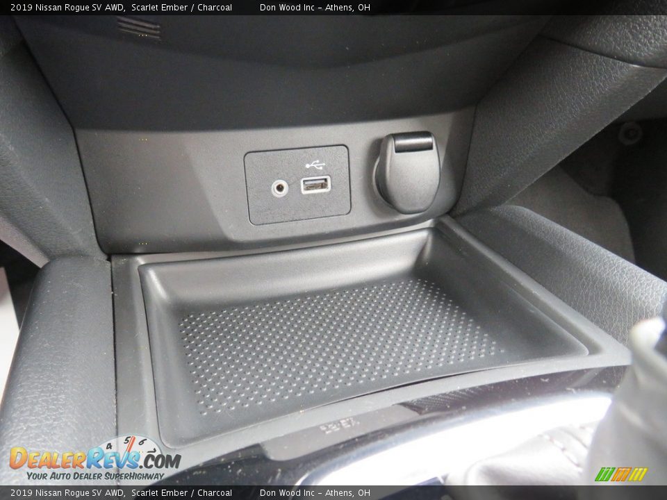 2019 Nissan Rogue SV AWD Scarlet Ember / Charcoal Photo #28