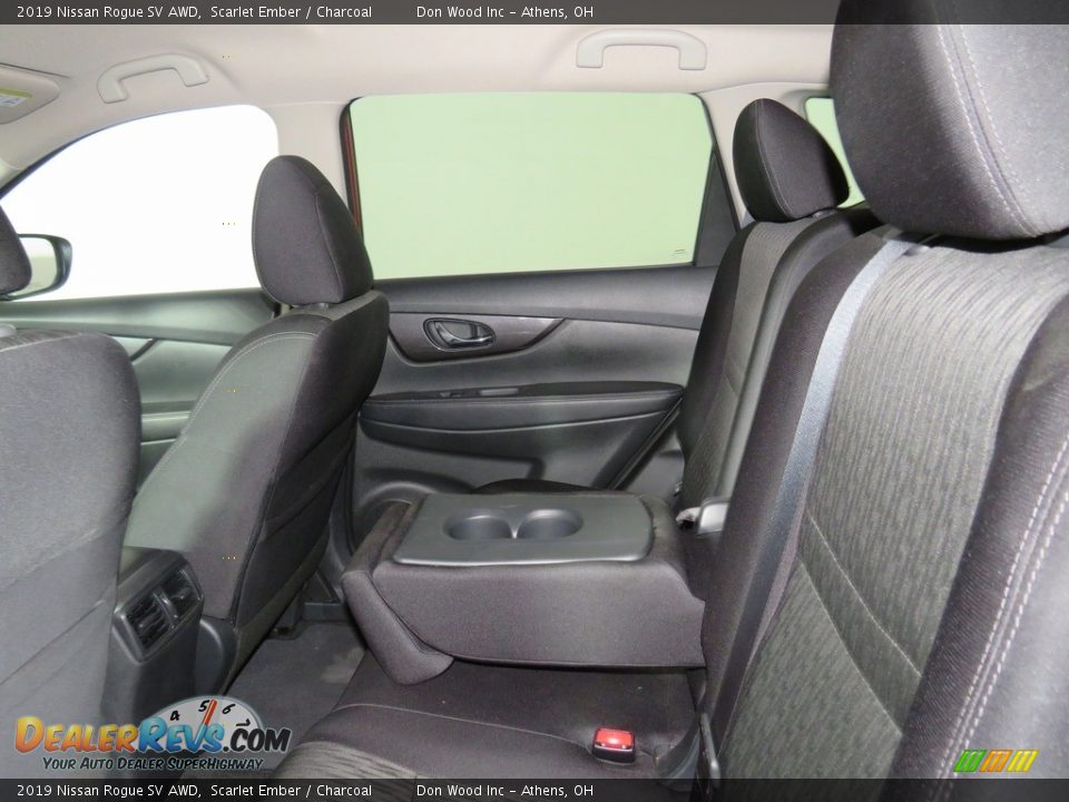 2019 Nissan Rogue SV AWD Scarlet Ember / Charcoal Photo #35