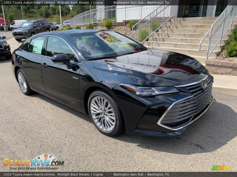 2020 Toyota Avalon Hybrid Limited Midnight Black Metallic / Cognac Photo #1