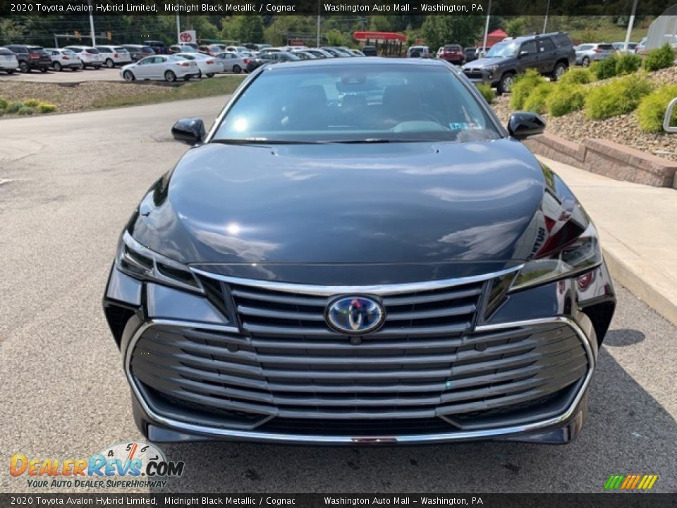 2020 Toyota Avalon Hybrid Limited Midnight Black Metallic / Cognac Photo #6