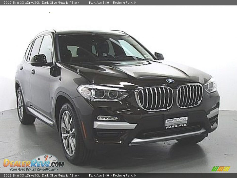 2019 BMW X3 xDrive30i Dark Olive Metallic / Black Photo #5