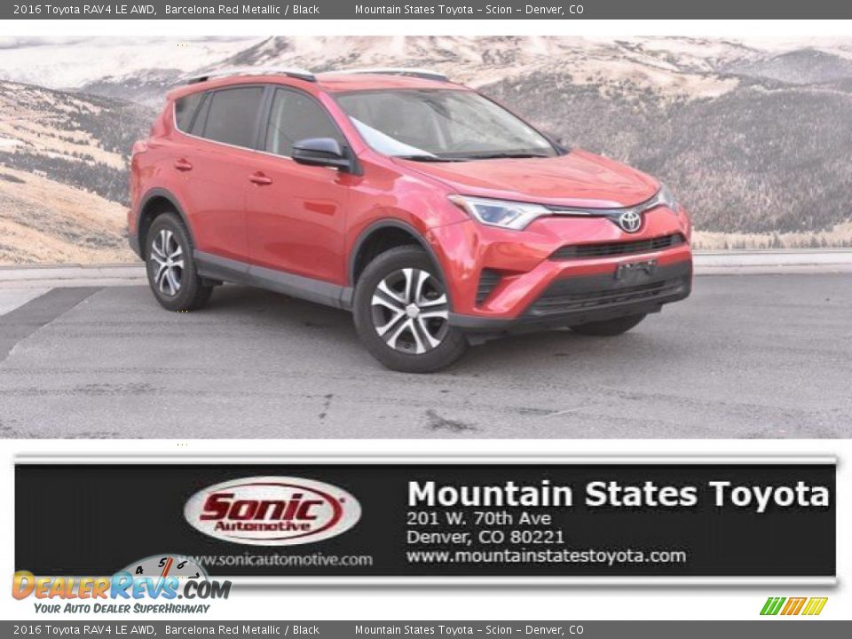 2016 Toyota RAV4 LE AWD Barcelona Red Metallic / Black Photo #1