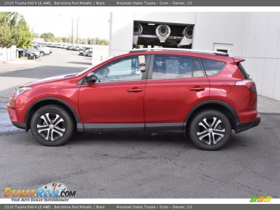 2016 Toyota RAV4 LE AWD Barcelona Red Metallic / Black Photo #3