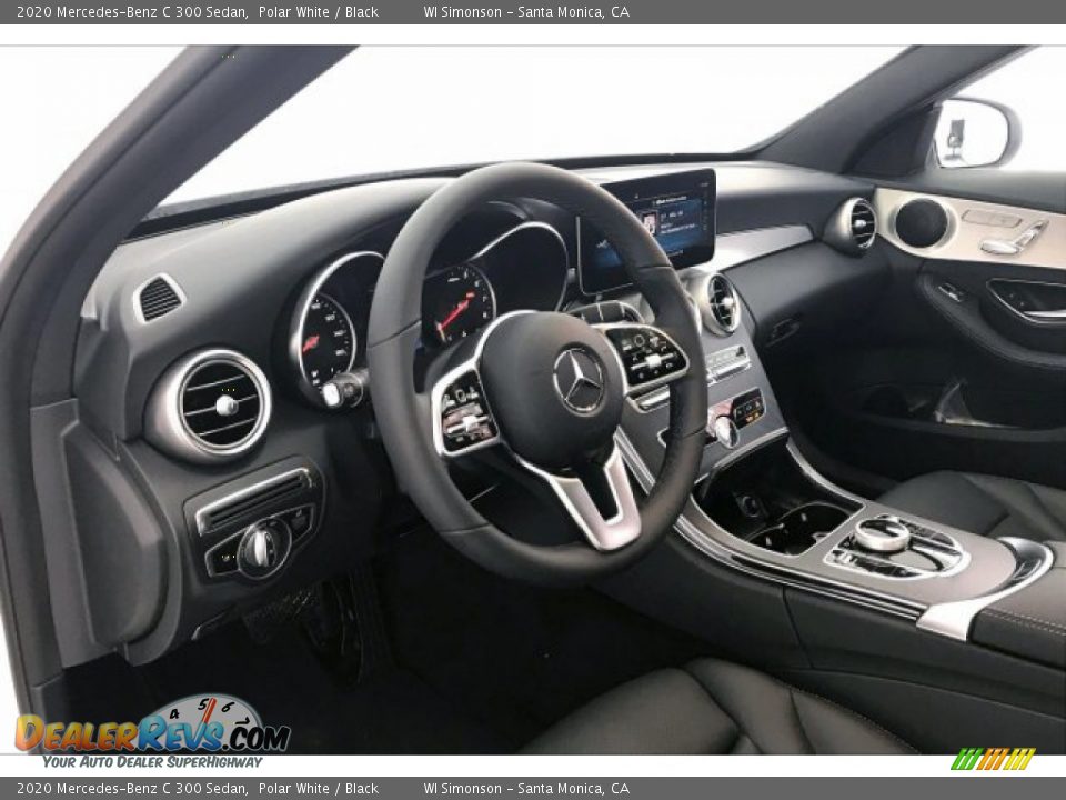 2020 Mercedes-Benz C 300 Sedan Polar White / Black Photo #4