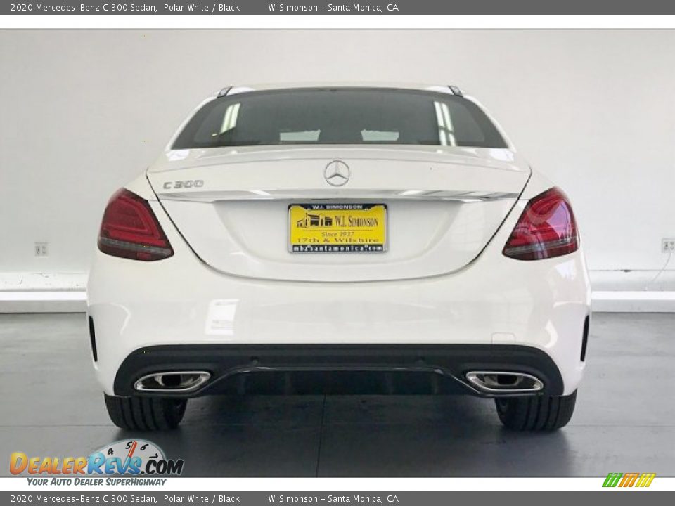 2020 Mercedes-Benz C 300 Sedan Polar White / Black Photo #3