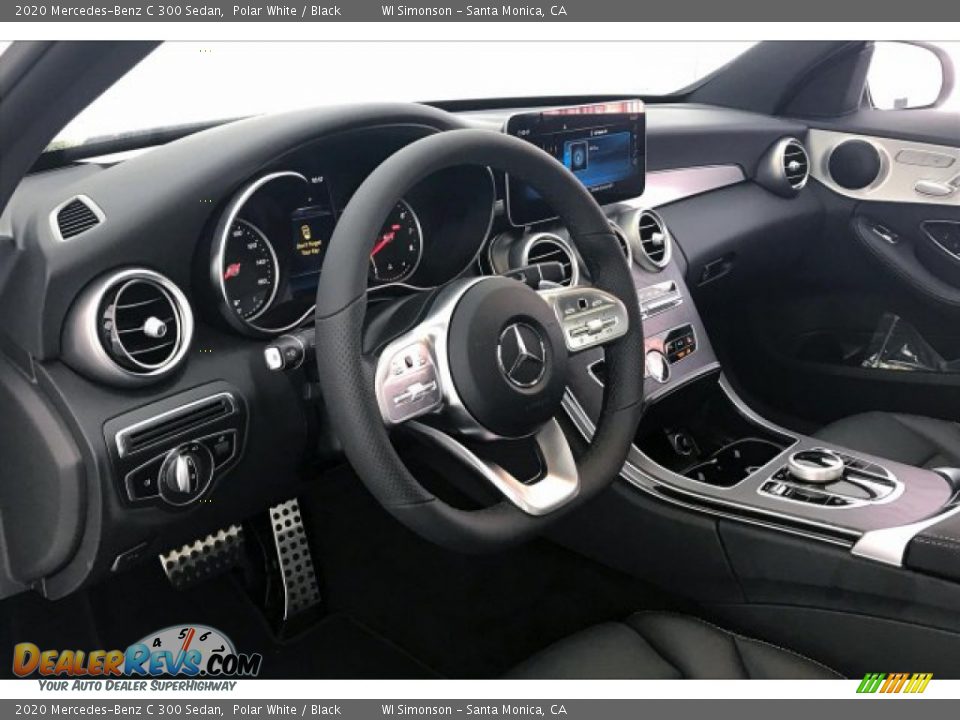 2020 Mercedes-Benz C 300 Sedan Polar White / Black Photo #4