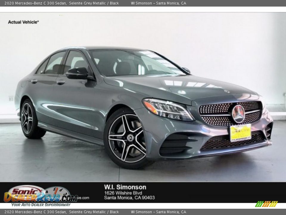 2020 Mercedes-Benz C 300 Sedan Selenite Grey Metallic / Black Photo #1