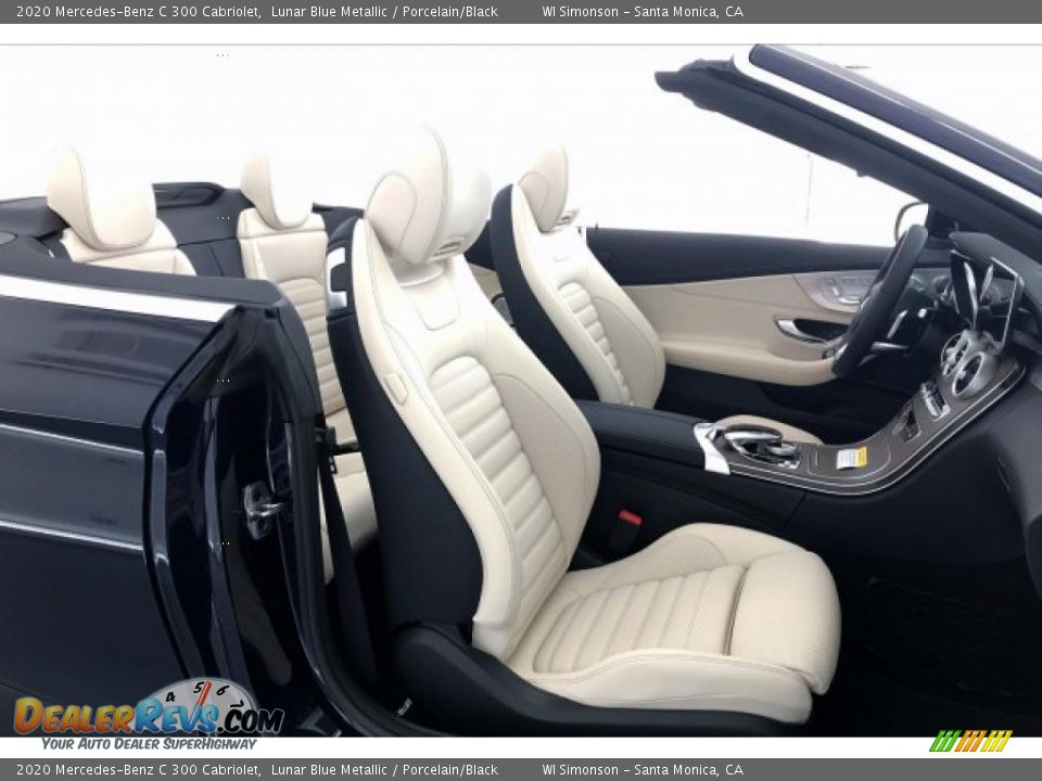 Porcelain/Black Interior - 2020 Mercedes-Benz C 300 Cabriolet Photo #5
