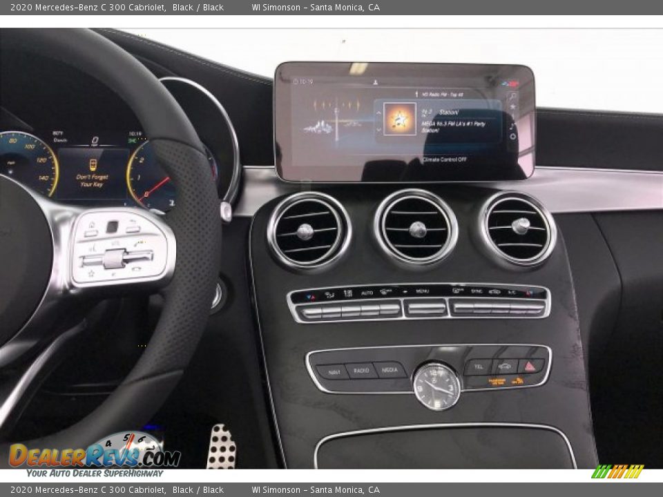 Controls of 2020 Mercedes-Benz C 300 Cabriolet Photo #6