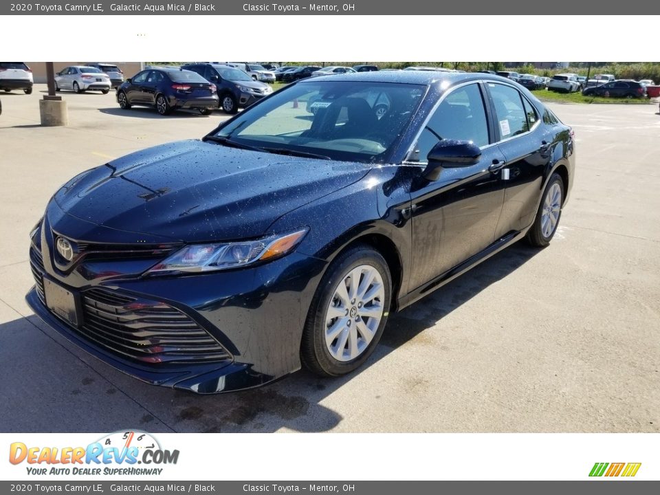 2020 Toyota Camry LE Galactic Aqua Mica / Black Photo #1